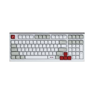 1ST Player Lang MK980 Pro Beyaz RGB (Pro Yellow Switch) Kablosuz + Bluetooth Hotswap Mekanik Oyuncu Klavyesi - 1