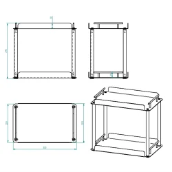 2 Katlı Banyo & Mutfak Organizer Raf - 3