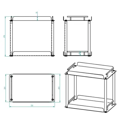 2 Katlı Banyo & Mutfak Organizer Raf - 3
