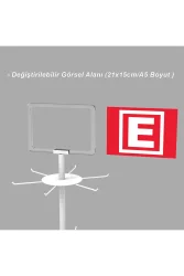 2 Katlı Kancalı Tezgahüstü Stand Model 1 Beyaz - 2