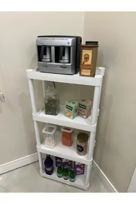 4 Raflı Plastik Banyo & Mutfak Organizer (Small Model) - 2