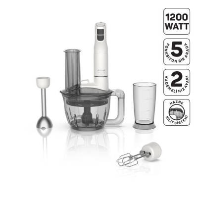 Arzum Soprano Max Neo Multi Blender Seti AR1187 - Beyaz - 1