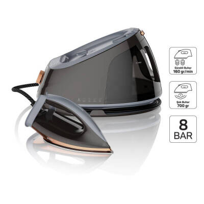 Arzum SteamArt Plus Buhar Kazanlı Ütü - Gri - AR6048 - 1