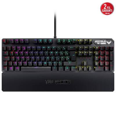 ASUS RA05 TUF K3 D/rd Red Switch Türkçe RGB Mekanik Klavye - 1