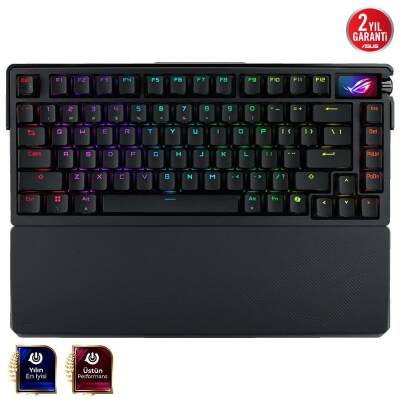 ASUS ROG Azoth Extreme Rog Nx Snow Switch RGB Kablosuz Mekanik Gaming Klavye - 1