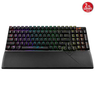 ASUS ROG Strix Scope II 96 NX Snow Switch RGB Kablosuz UK Mekanik Gaming Klavye - 1