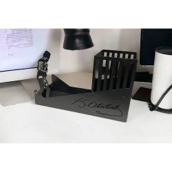 ATATÜRK TEMALI KALEMLİK SİYAH - 1