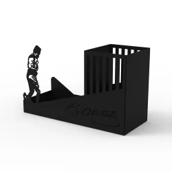 ATATÜRK TEMALI KALEMLİK SİYAH - 2