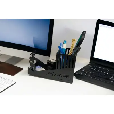 ATATÜRK TEMALI KALEMLİK SİYAH - 4