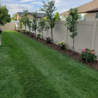 BAHÇE ÇİTİ 10'LU SET 330CM MODEL - 2 SİYAH HOBİ BAHÇESİ, ÇİÇEK, SEBZE, MİNİ BAHÇE - 5