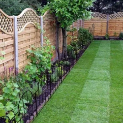 BAHÇE ÇİTİ 33CM MODEL - 2 SİYAH HOBİ BAHÇESİ, ÇİÇEK, SEBZE, MİNİ BAHÇE - 4