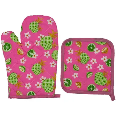 BEZ FIRIN ELDİVENİ 134 (MEYVE DESENLİ PEMBE RENKLİ) - 1