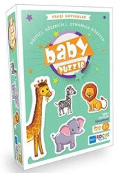 Blue Focus Vahşi Hayvanlar Baby Puzzle - Blue Focus Yayınları