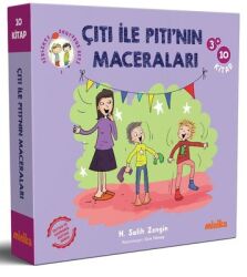 Çıtı İle Pıtı'nın Maceraları Seti - 10 Kitap Takım Yazar: H. Salih Zengin - Minika Kitap
