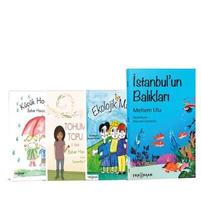 Çocuklar İçin Ekoloji Seti - 4 Kitap Takım - 1