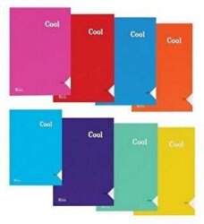 Cool Kareli A4 40 Yaprak Plastik Kapak Dikişli Defter Keskin Color - Keskin Color