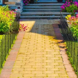 DEKORATİF BAHÇE ÇİTİ 33CM TEK PARÇA MODEL - 1 SİYAH HOBİ BAHÇESİ, ÇİÇEK, SEBZE, MİNİ BAHÇE - 4