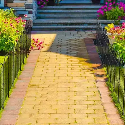 DEKORATİF BAHÇE ÇİTİ 33CM TEK PARÇA MODEL - 1 SİYAH HOBİ BAHÇESİ, ÇİÇEK, SEBZE, MİNİ BAHÇE - 4