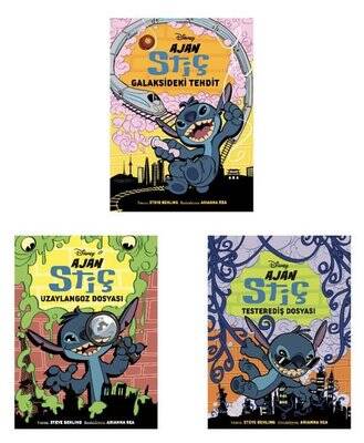 Disney Ajan Stiç - Maceraları Seti - 3 Kitap Takım - 1