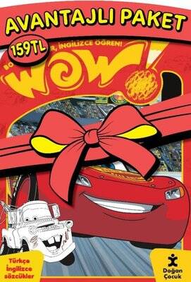 Disney Arabalar 2'si Bir Arada Avantajlı Paket - Türkçe İngilice Sözcükler - 1