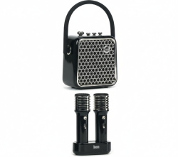 Divoom SongBird-SE Çift Mikrofonlu 18W Siyah Bluetooth Hoparlör - 