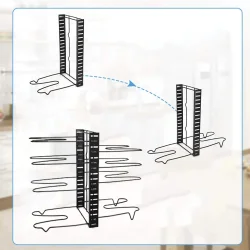 Dolap İçin Tencere Ve Tava Düzenleyici Organizer Raf 8 Katlı - 4