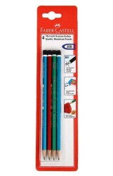 Faber Castell Mercanlı Kurşun Kalem 4Lü Blister - Faber-Castell