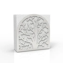 Hayat Ağacı Temalı Gümüş Metal Peçetelik - 2