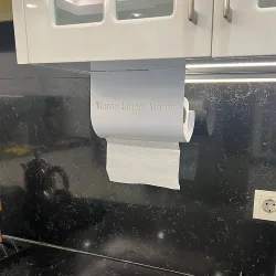 Home Sweet Home Temalı Beyaz Kağıt Rulo Havluluk - 2