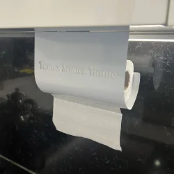 Home Sweet Home Temalı Beyaz Kağıt Rulo Havluluk - 3