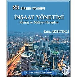 İnşaat Yönetimi Metraj ve Maliyet Hesapları - Birsen Yayınevi