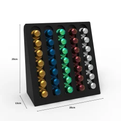 Kapsül Kahve Organizer Stand Model-2 Siyah - 1
