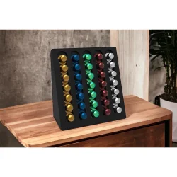 Kapsül Kahve Organizer Stand Model-2 Siyah - 3