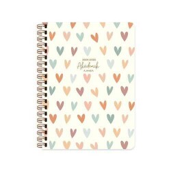 Keskin Color 16x23 Spiralli 2024-2025 Akademik Ajanda - Kalp - Keskin Color