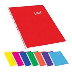 Keskin Color A4 120 Yaprak Çizgili Plastik Kapak Spiralli Cool Defter - Keskin Color