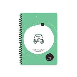 Keskin Color Hisli Şeyler A5 Spiralli 2024-2025 Akademik Ajanda - Dinlenmek İstiyorum - Keskin Color