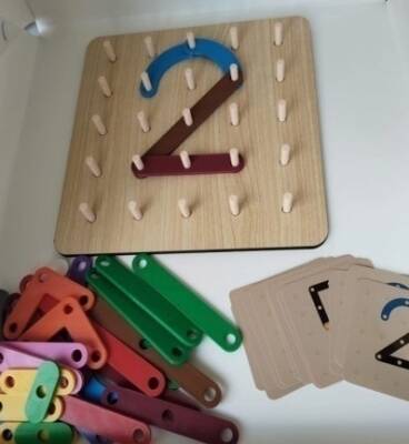 Kreatif Harf ve Rakam Tablası - 1