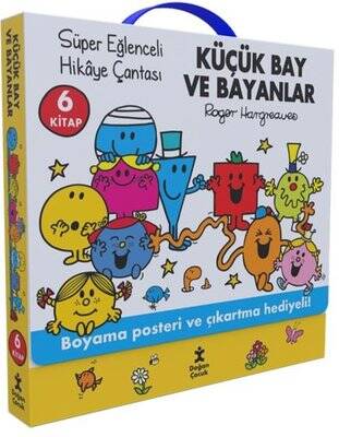 Küçük Bay ve Bayanlar Seti - Eğlenceli Hikaye Çantası - 6 Kitap Takım - 1