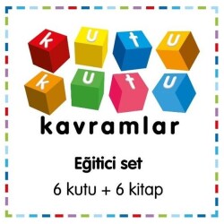 Kutu Kutu Kavramlar Seti - 6 Kitap Takım - Kutulu - Masalperest 