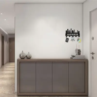 LAS VEGAS METAL ANAHTARLIK SİYAH - 1