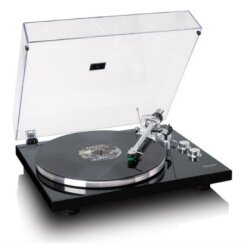 Lenco - Cam Tablalı Kayışlı (Belt-Drive) Profesyonel Pikap LBT-215BK - 