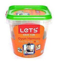 Lets Plastik Kova Oyun Hamuru 6 Renk L8700 - Lets