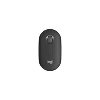 Logitech M350s Pebble Sessiz Kablosuz Kompakt Mouse - Siyah - 1