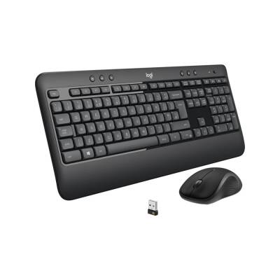 Logıtech MK540 Kablosuz Klavye-Mouse Seti Siyah - 1