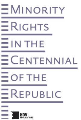 Minority Rights In The Centennial Of The Rebublic - 1