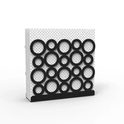 Modern Halka Tasarımıyla Zarif Sofralar: Siyah Renk Metal Peçetelik - 5