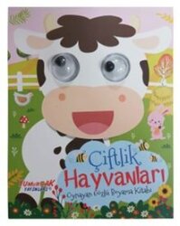 Oynayan Gözlü Boyama Kitabı / Çiftlik Hayvanları - Yumurcak Yayınları