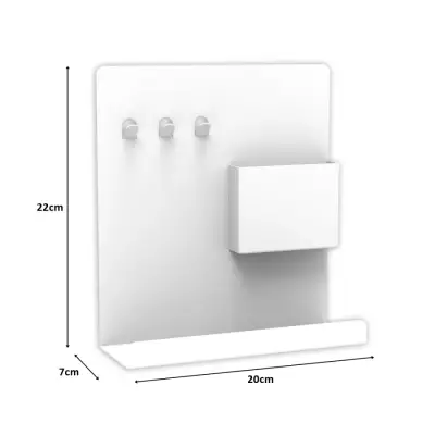 RAFLI ANAHTARLIK MODEL 2 BEYAZ - 1