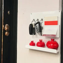 RAFLI ANAHTARLIK MODEL 2 BEYAZ - 2