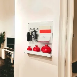 RAFLI ANAHTARLIK MODEL 2 BEYAZ - 4